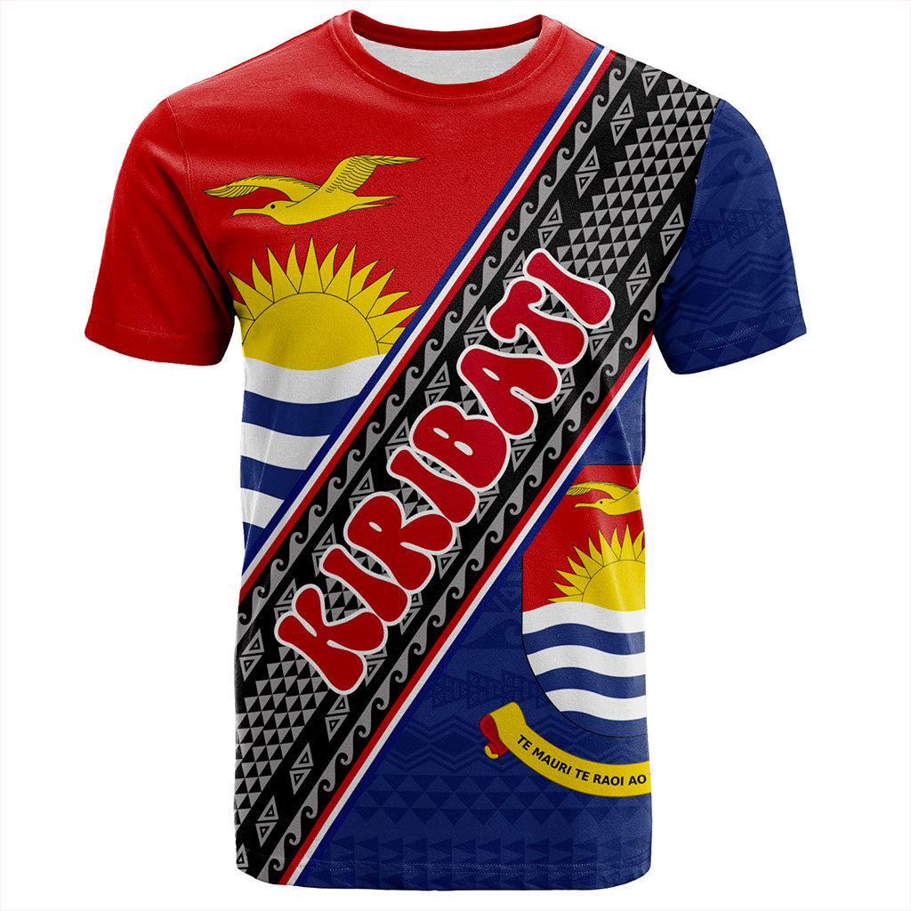 Kiribati T-Shirt Micronesia Flag And Coat Of Arms
