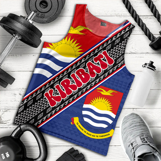 Kiribati Tank Top Micronesia Flag And Coat Of Arms