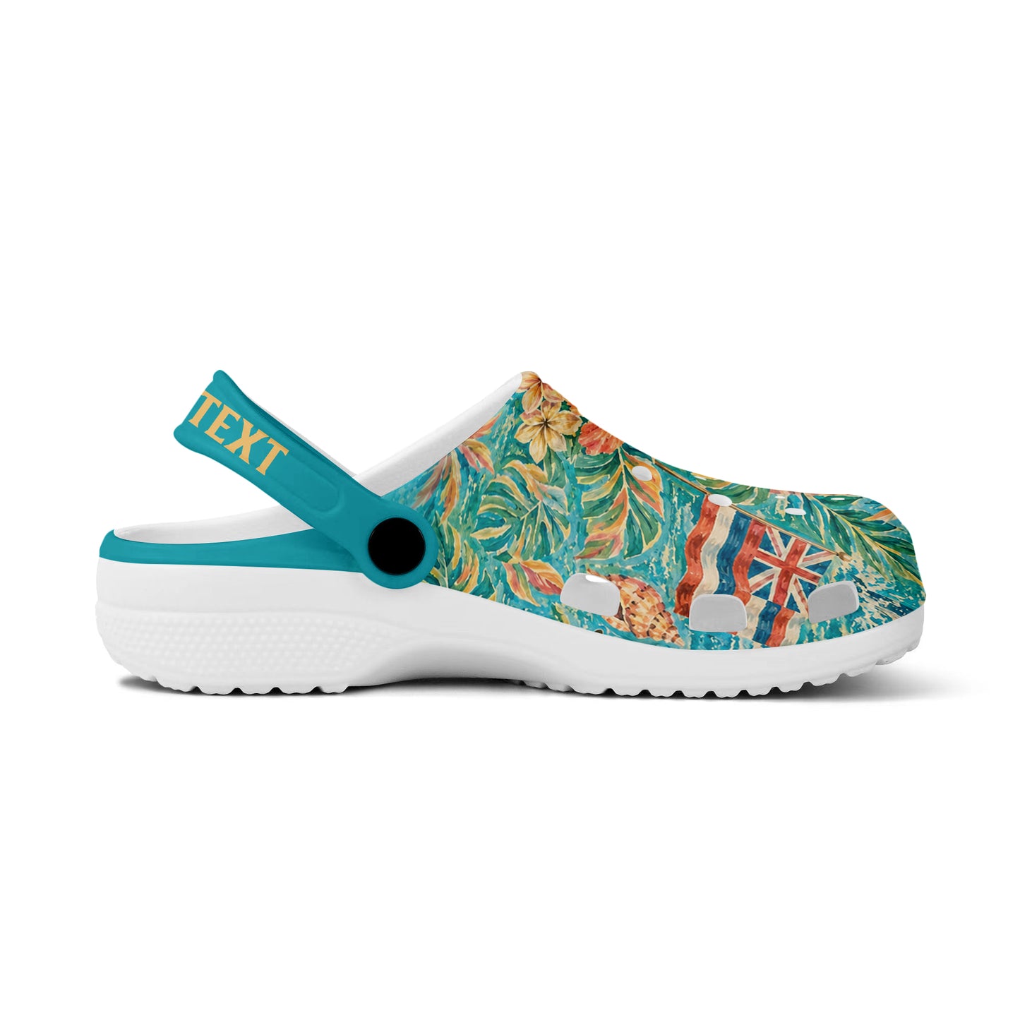 Hawaii Clogs Shoes Custom Text Hawaii Land Of Aloha