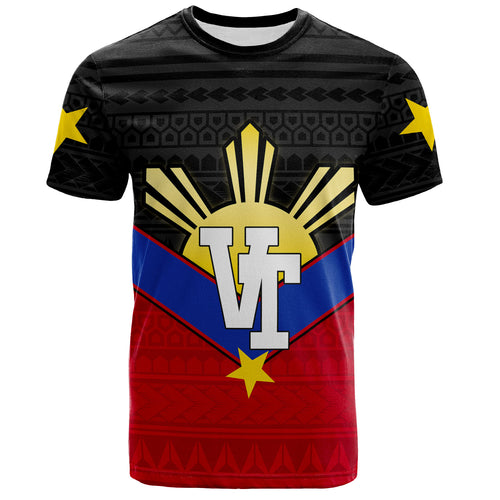 Philippines T-Shirt Custom VT Sun Star Sport Style Polynesian