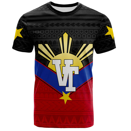 Philippines T-Shirt Custom VT Sun Star Sport Style Polynesian