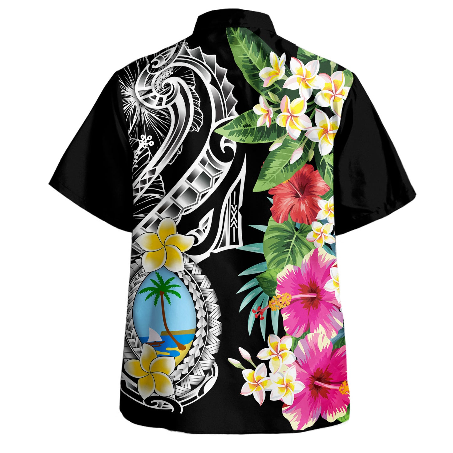 Guam Hawaiian Shirt Tropical Dawring Chamorro