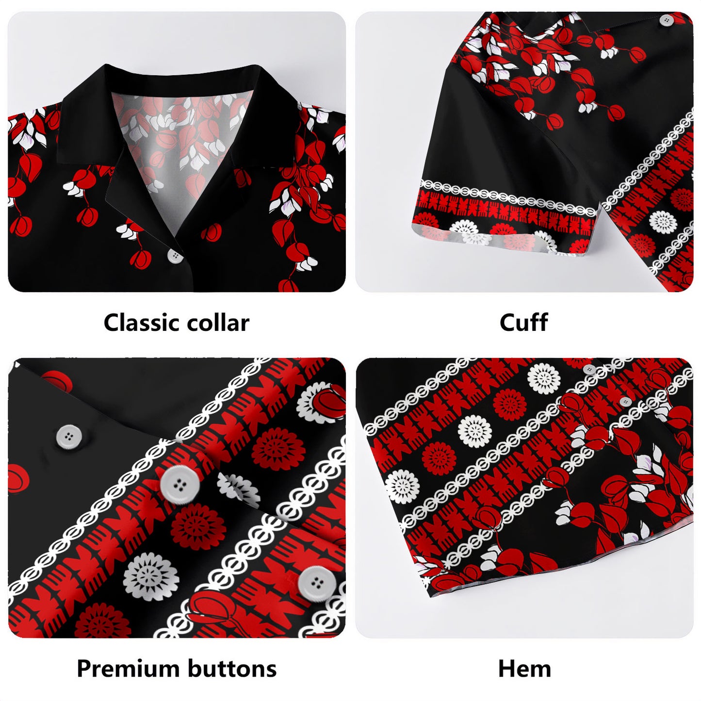 Fiji Hawaiian Shirt Traditional Masi Tapa Clothes