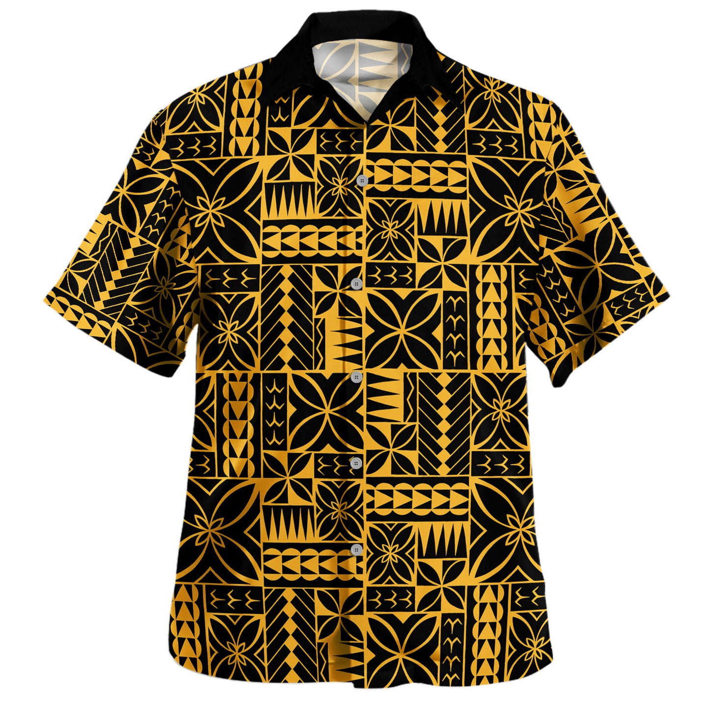 Samoa Combo Puletasi And Shirt Siapo Design Tribal Pattern