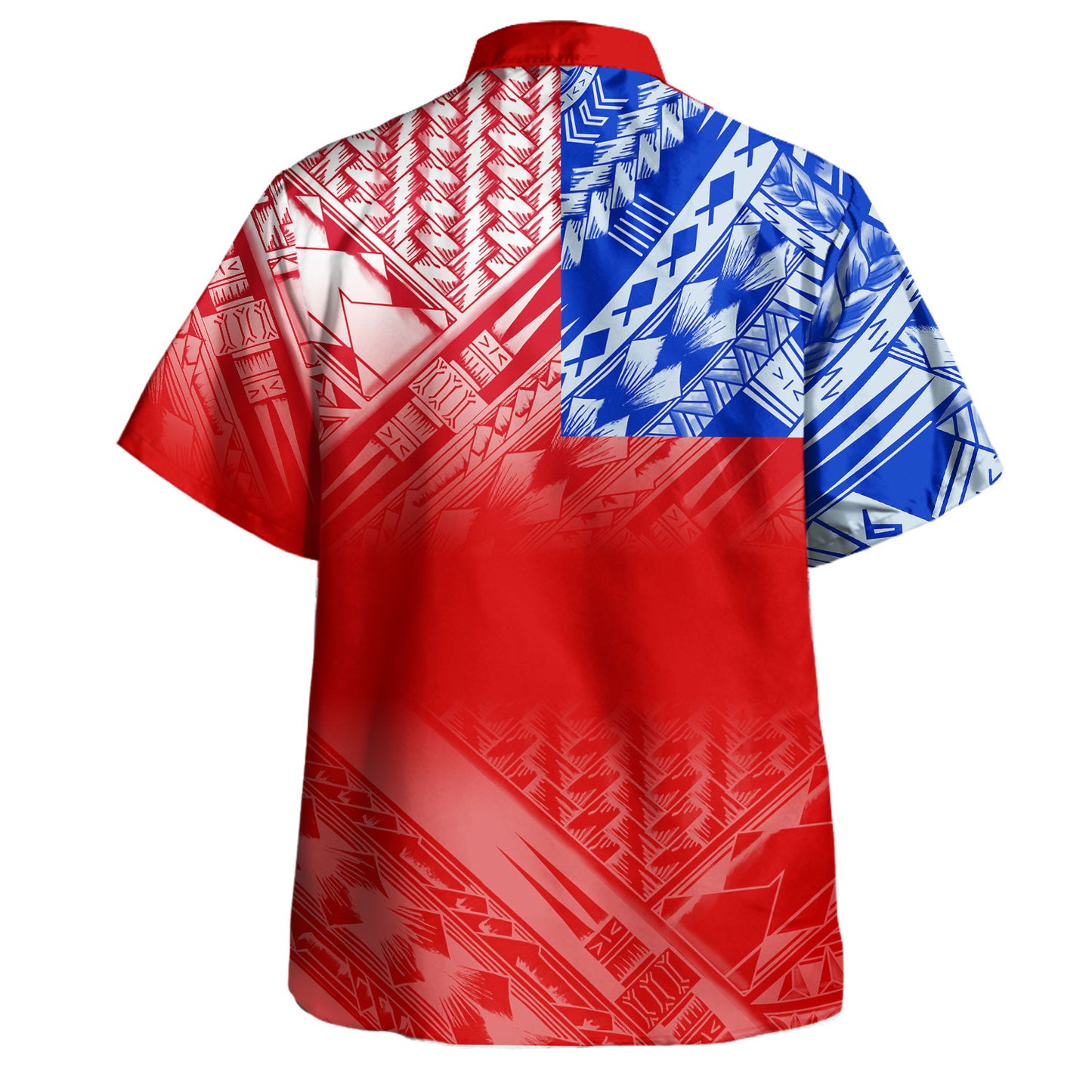 Samoa Hawaiian Shirt Flag Traditional Pattern