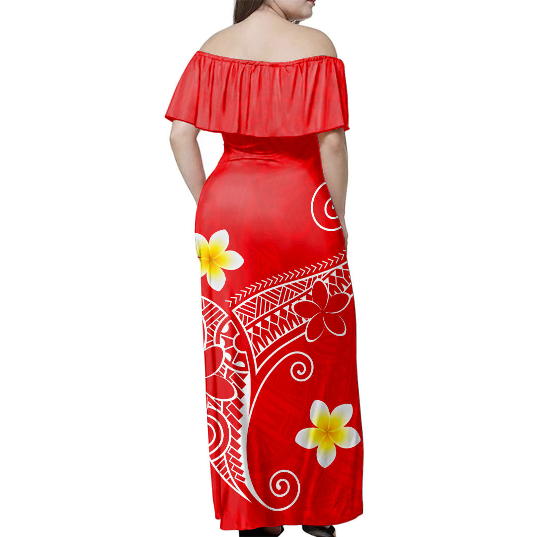 Hawaii Polynesian Combo Dress And Shirt Polynesia Floral Tribal Style Color Ver.1