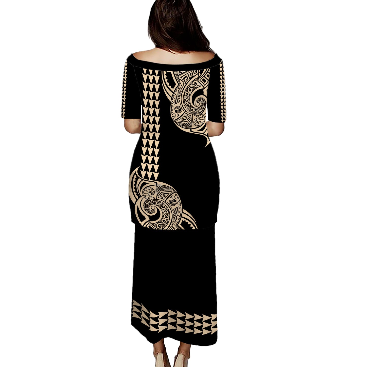 Polynesian Puletasi Tribal Polynesian Pattern