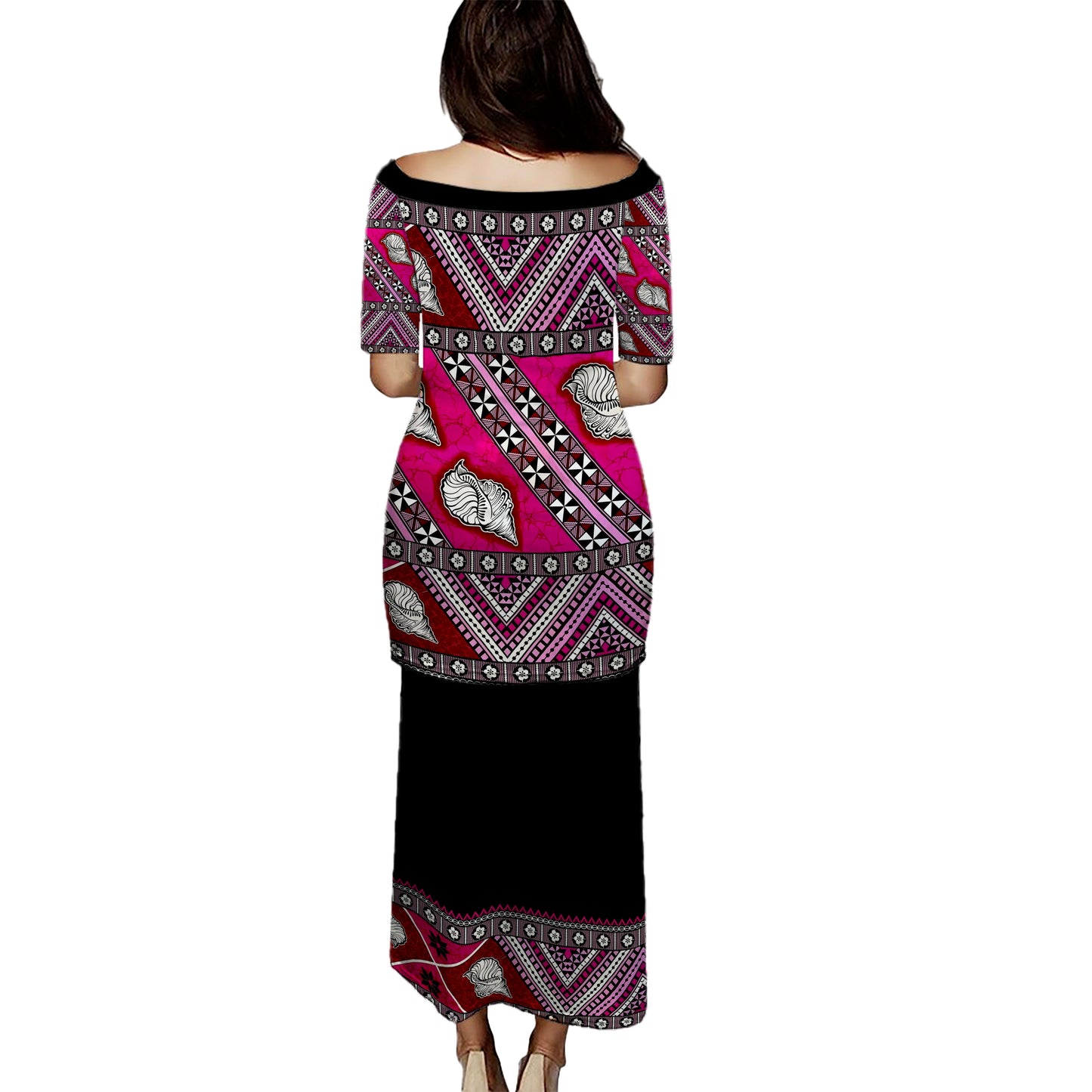 Fiji Puletasi Bula Style Tapa Clothes