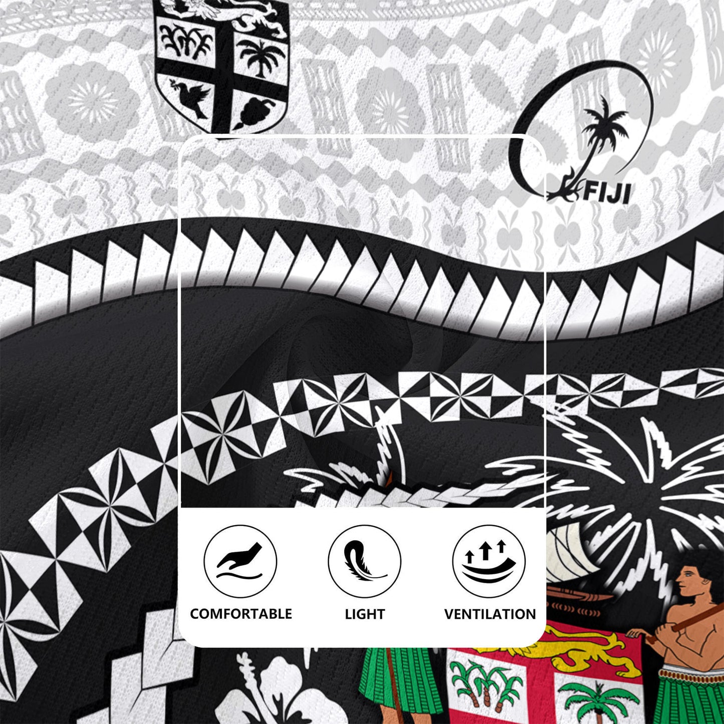 Fiji Rugby Jersey Bula Rugby Style