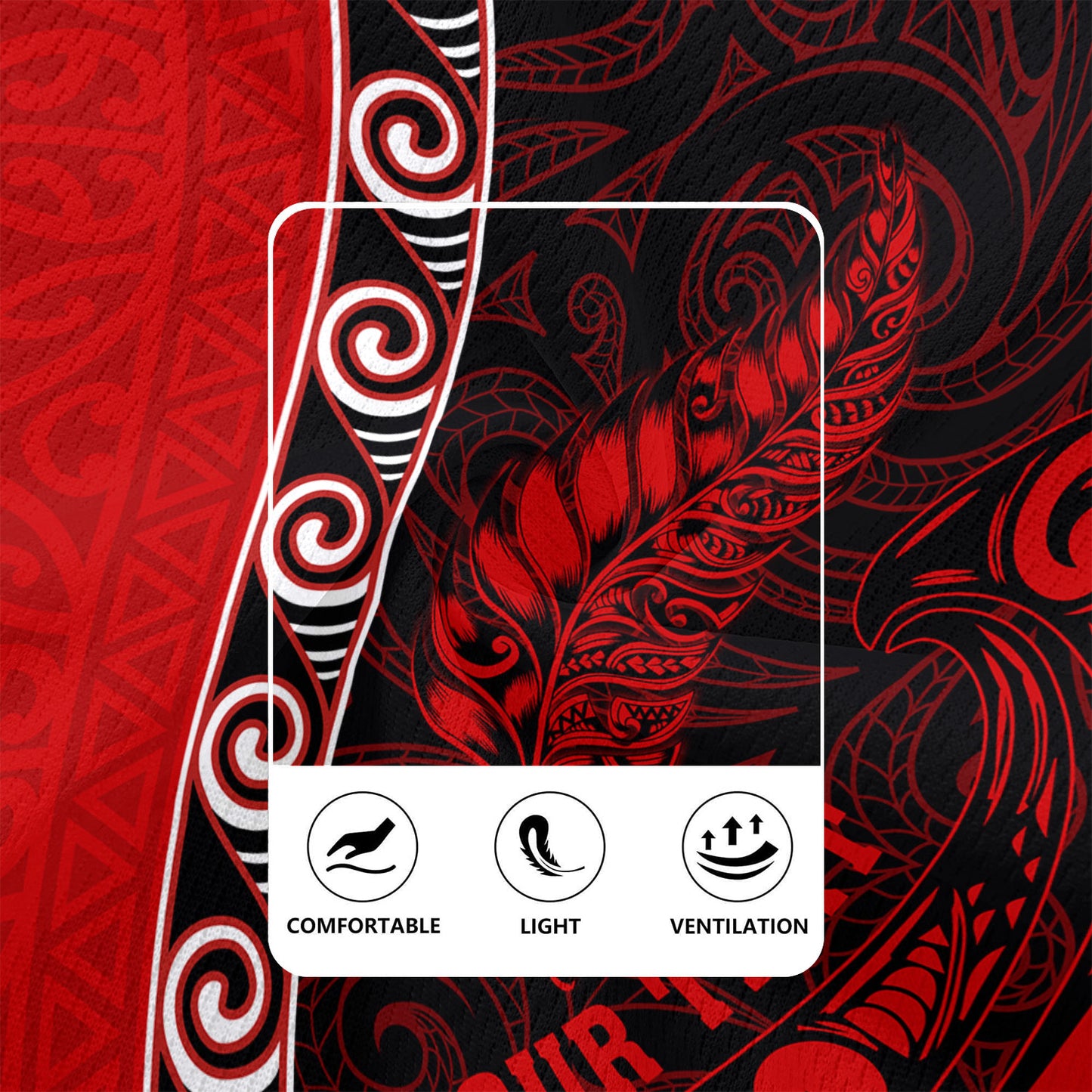 New Zealand Rugby Jersey Custom Maori Silver Fern