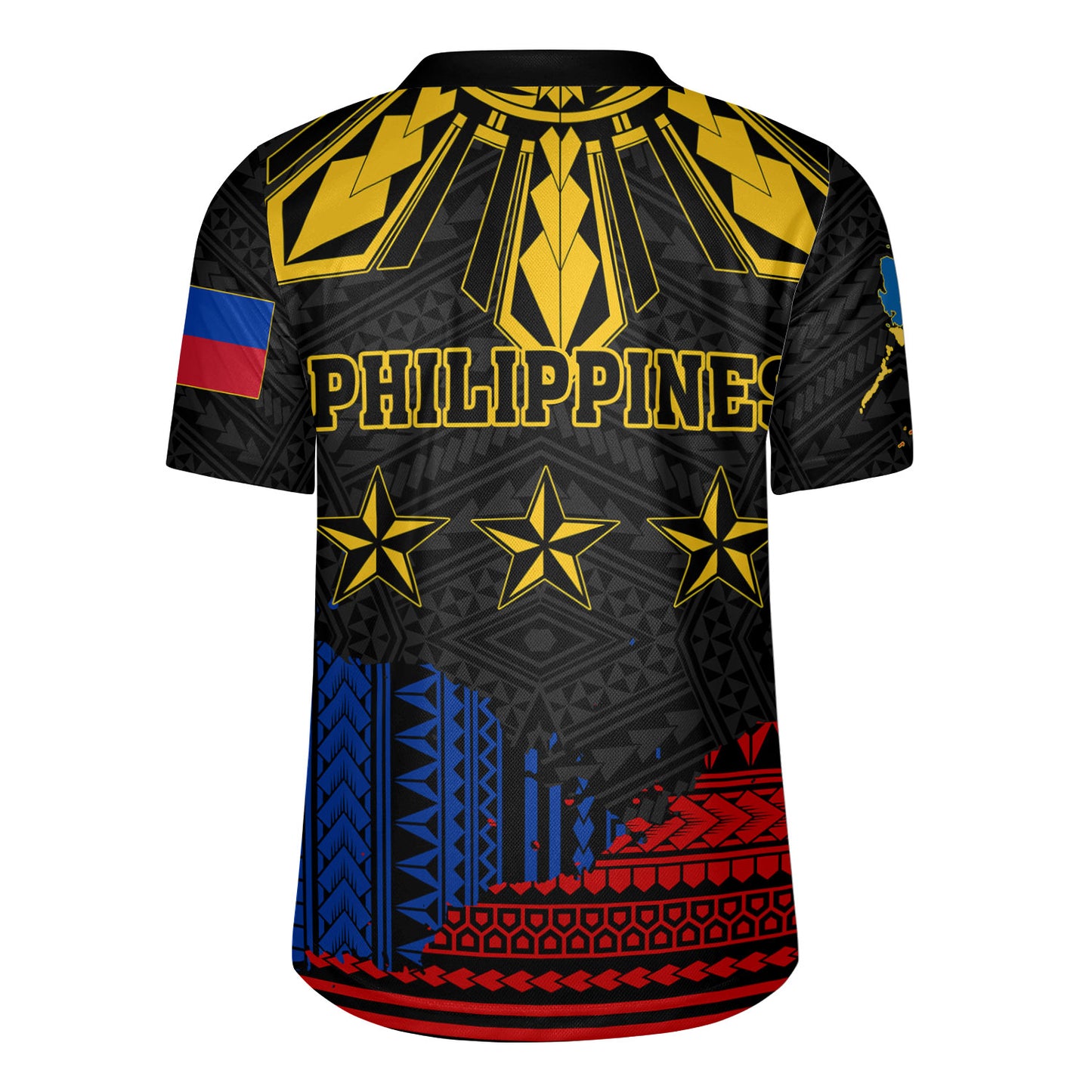 Philippines Filipinos Rugby Jersey Tribal Sport Style