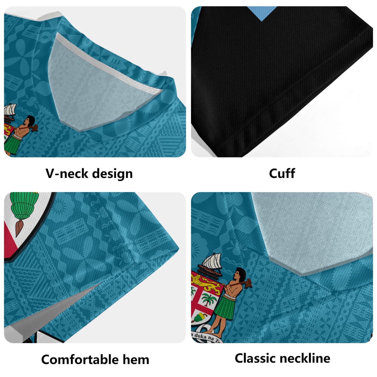 Fiji Rugby Jersey Masi Rugby
