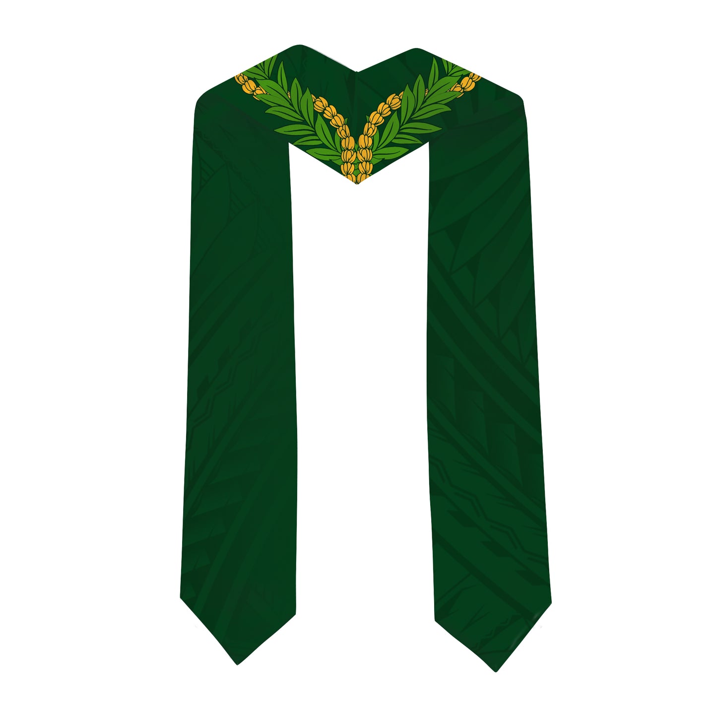 Hawaii Graduation Stole Custom Leilehua High School Lei