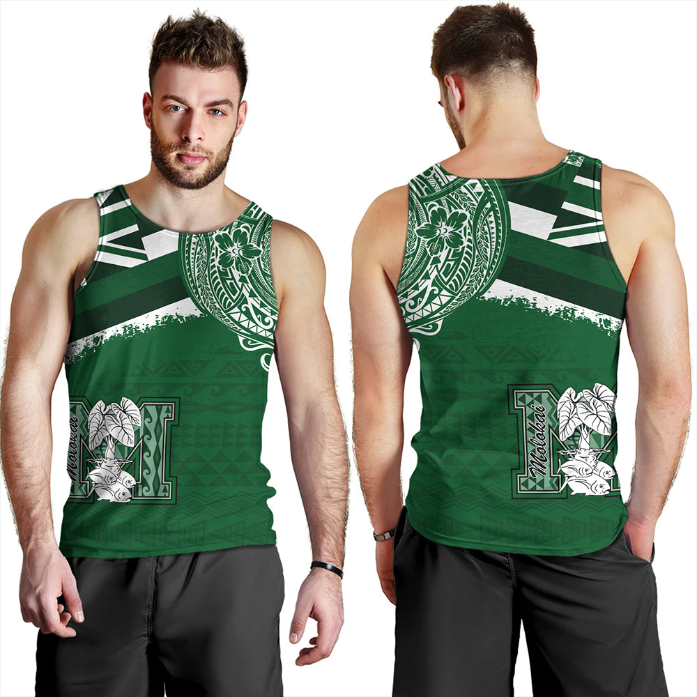 Hawaii Tank Top Molokai High School With Crest Style