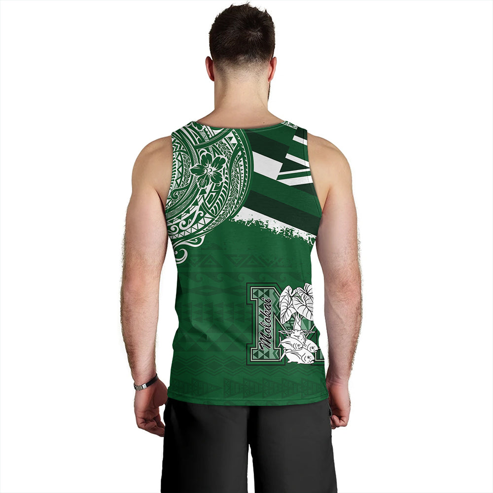 Hawaii Tank Top Molokai High School With Crest Style