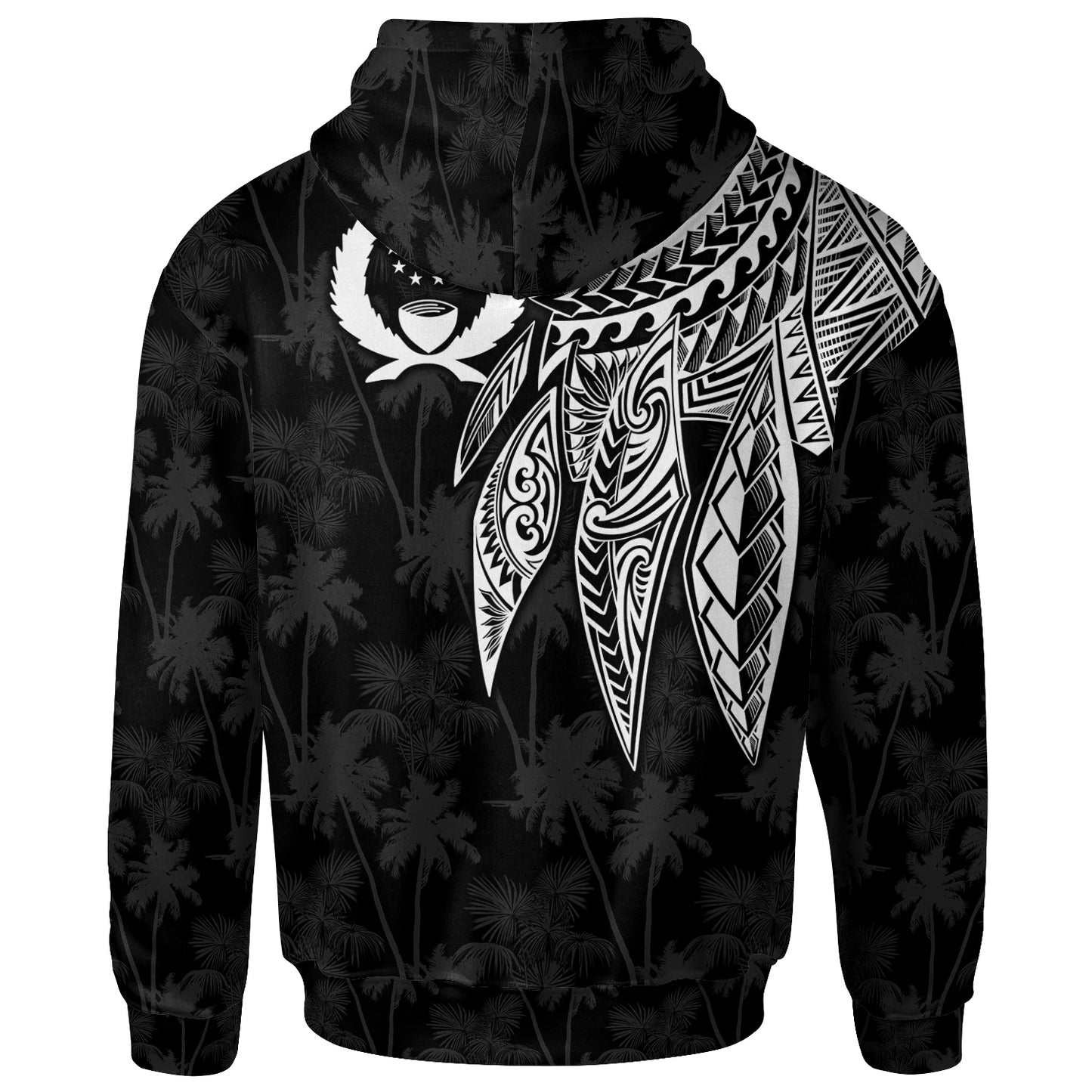 (NAN DOUWAS) Hoodie - Polynesian Wings (White)