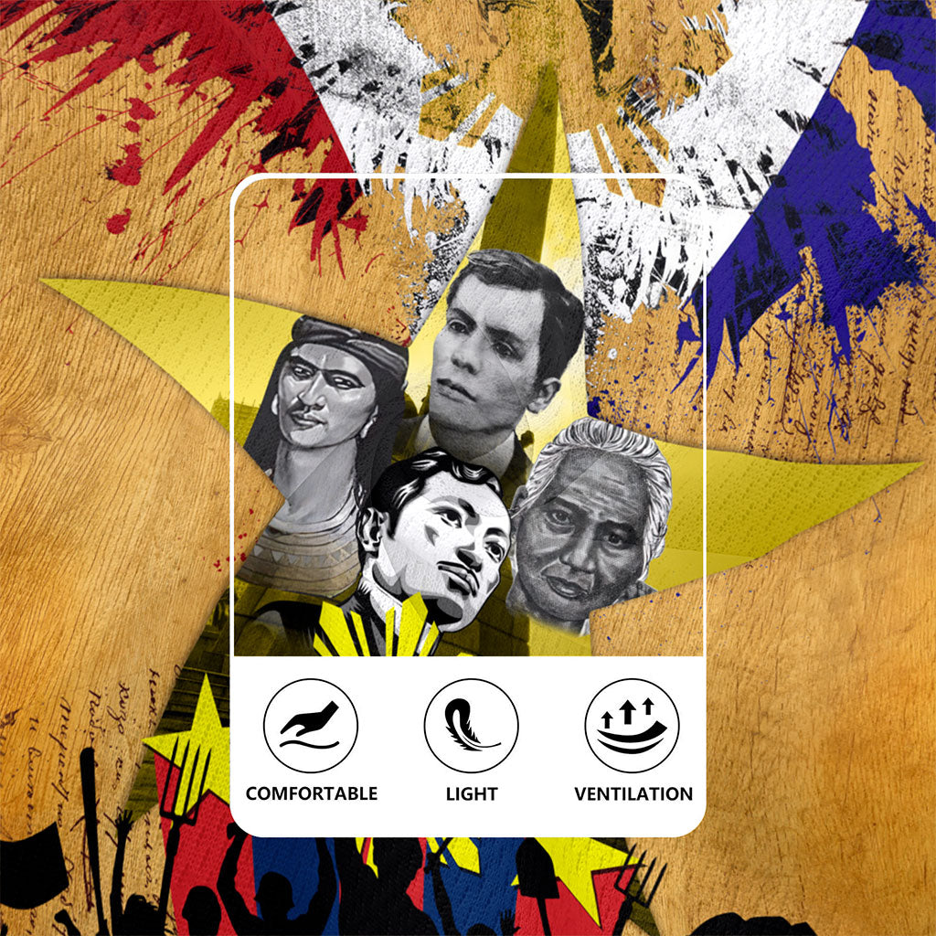 Philippines Filipinos Rugby Jersey National Heroes Flag Eagle