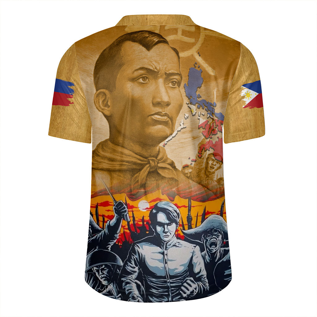Philippines Filipinos Rugby Jersey National Heroes Flag Eagle