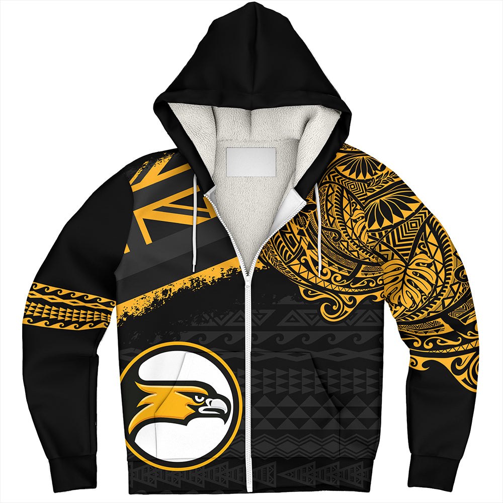 Hawaii Sherpa Hoodie Nanakuli High And Intermediate High School With Crest Style