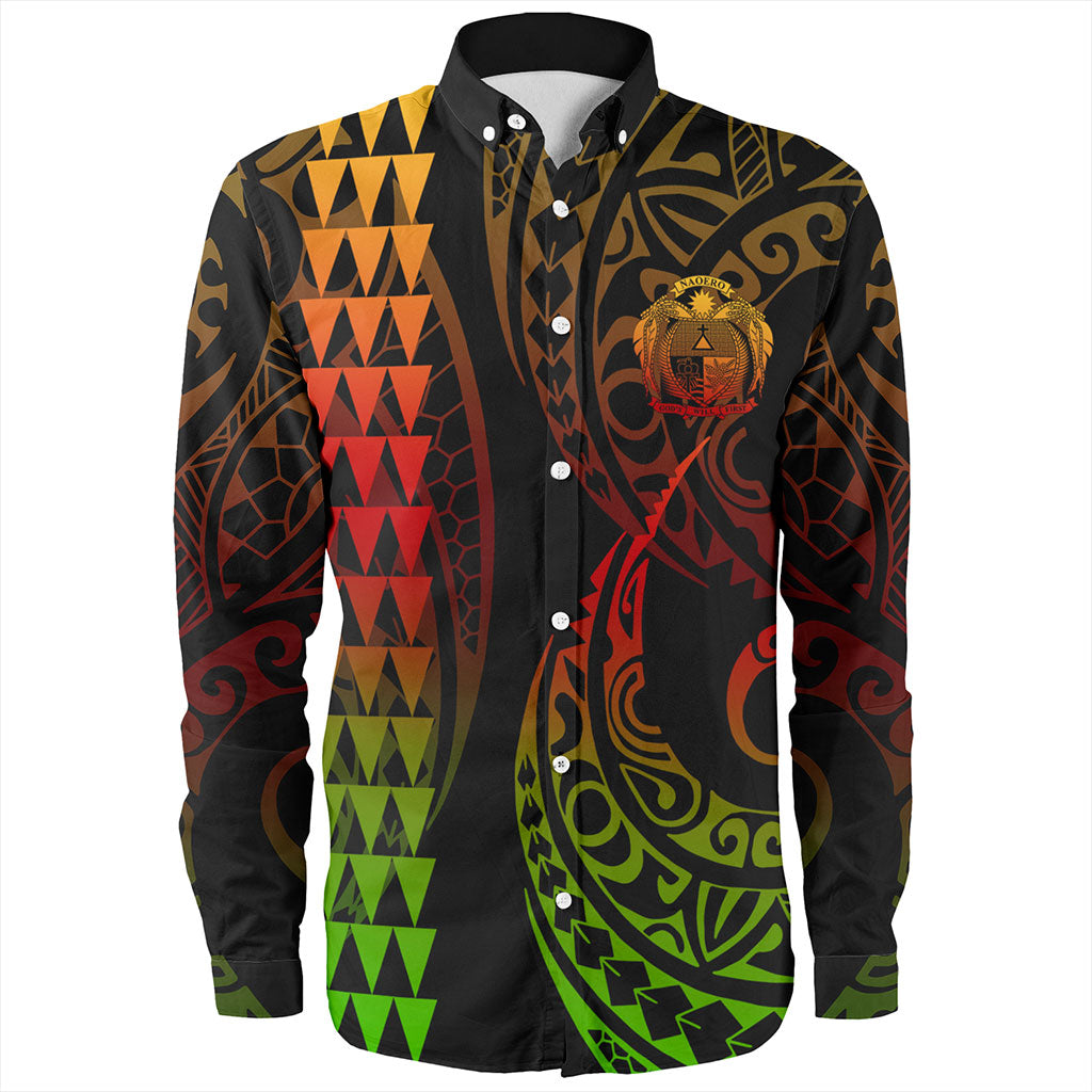 Nauru Long Sleeve Shirt Kakau Style