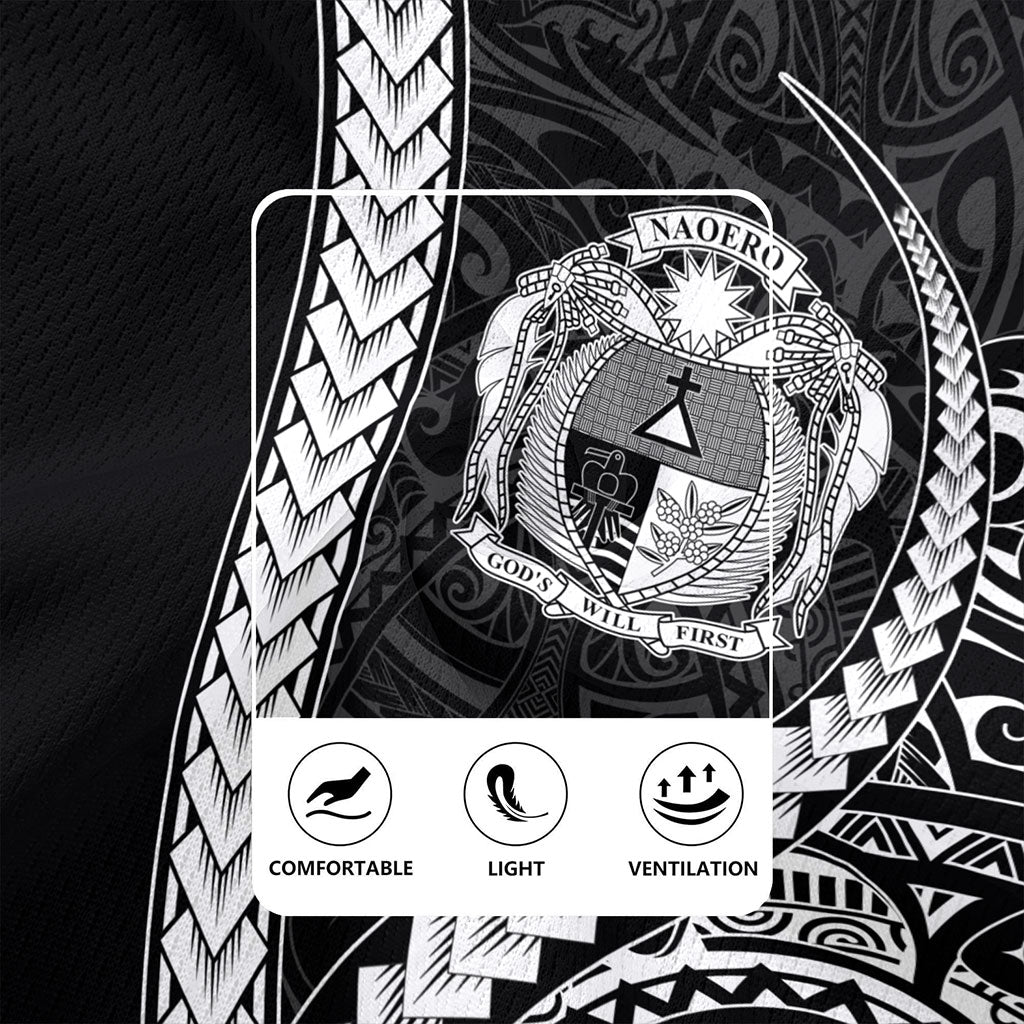 Nauru Rugby Jersey Tribal Micronesian Coat Of Arms