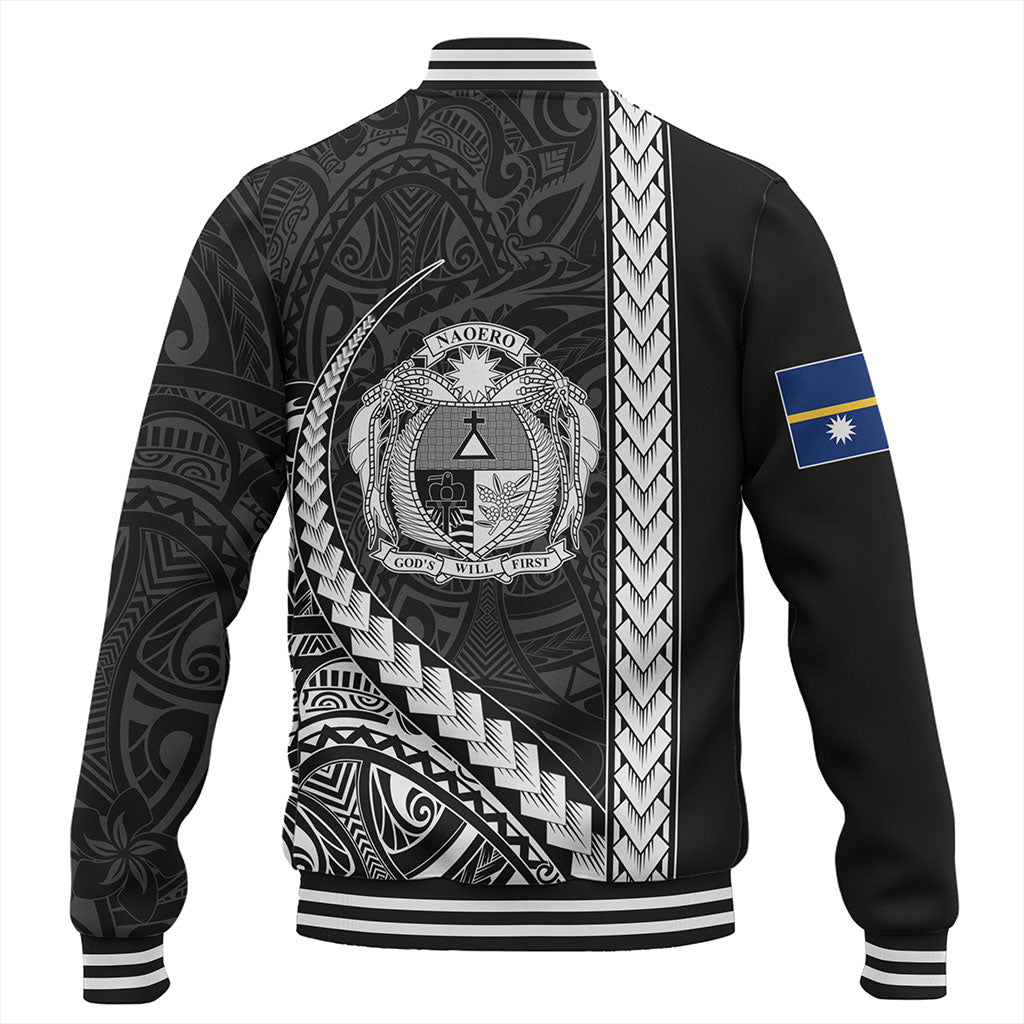 Nauru Baseball Jacket Tribal Micronesian Coat Of Arms