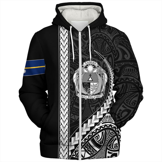 Nauru Sherpa Hoodie Tribal Micronesian Coat Of Arms