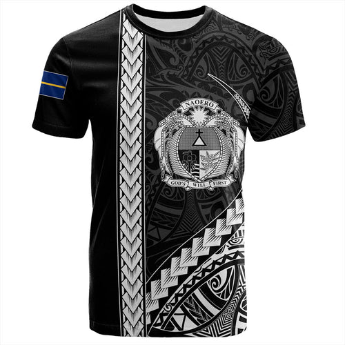 Nauru T-Shirt Tribal Micronesian Coat Of Arms