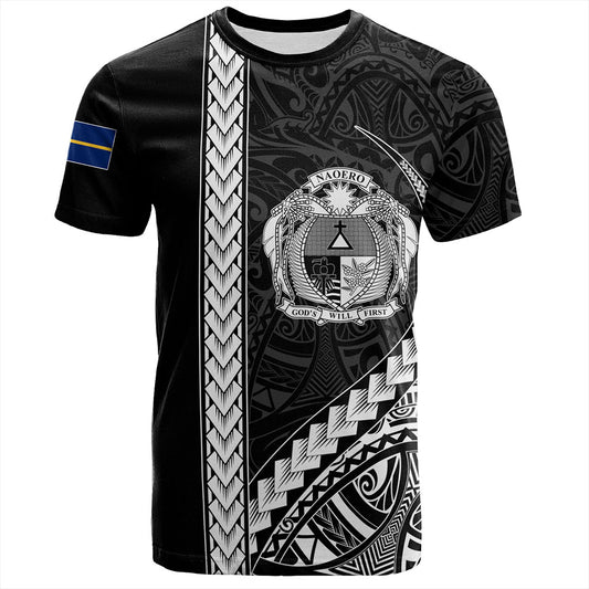 Nauru T-Shirt Tribal Micronesian Coat Of Arms