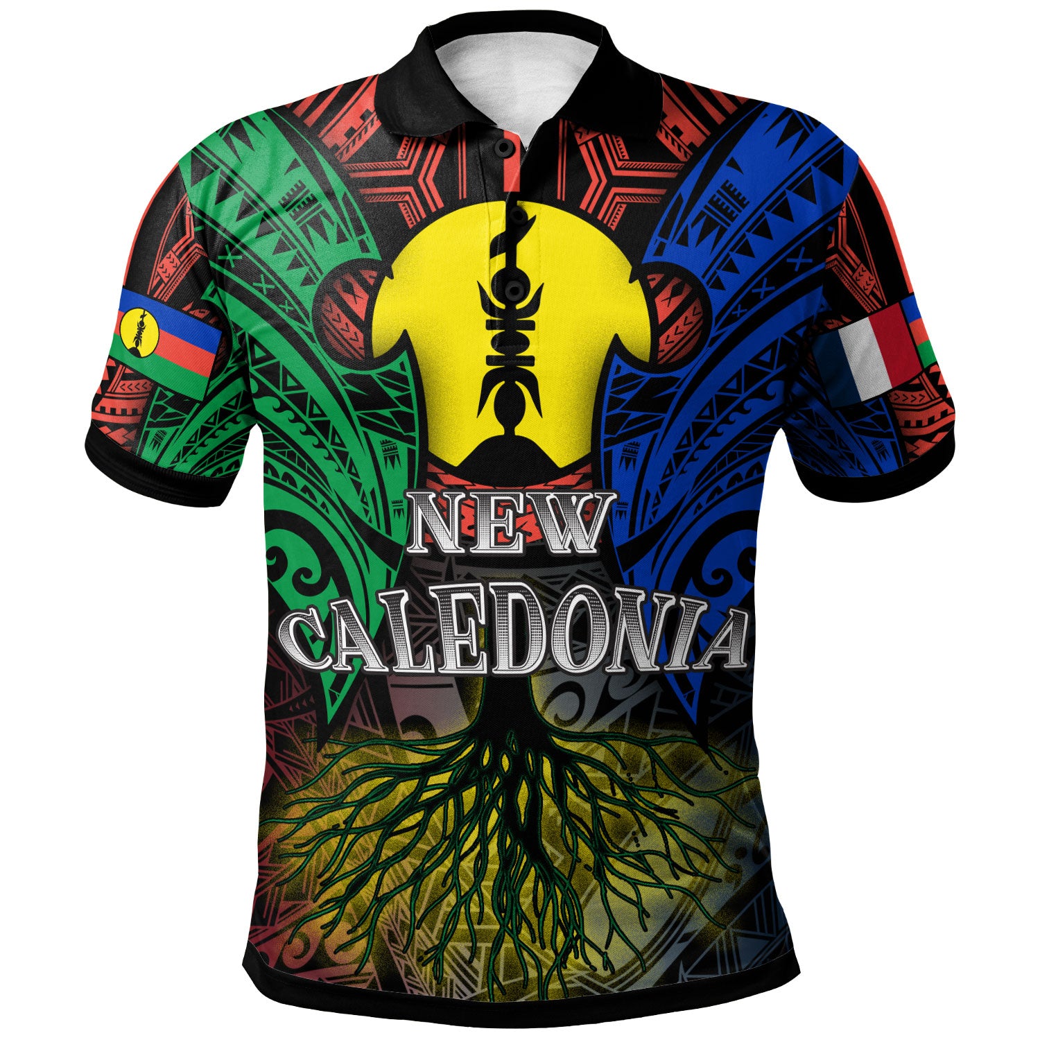 New Caledonia Polo Shirt - Custom New Caledonia KNOWS YOURS ROOTS Polo Shirt