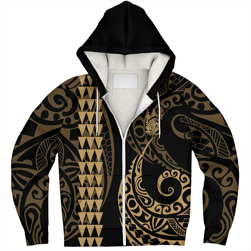 New Caledonia Sherpa Hoodie Kakau Style Ver.1