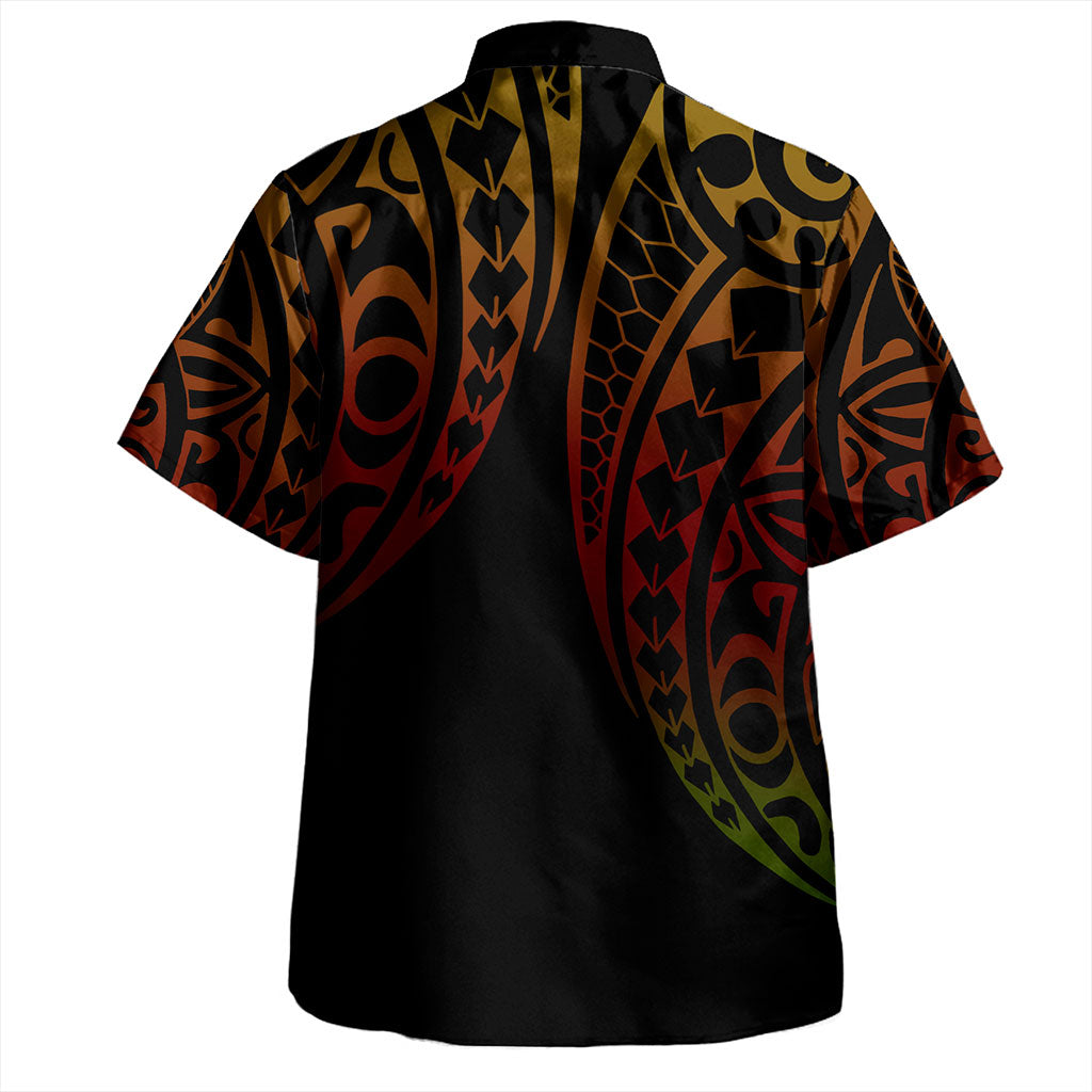 New Caledonia Hawaiian Shirt Kakau Style