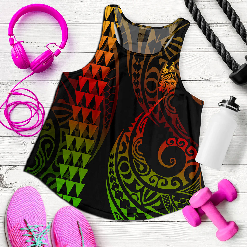 New Caledonia Women Tank Kakau Style