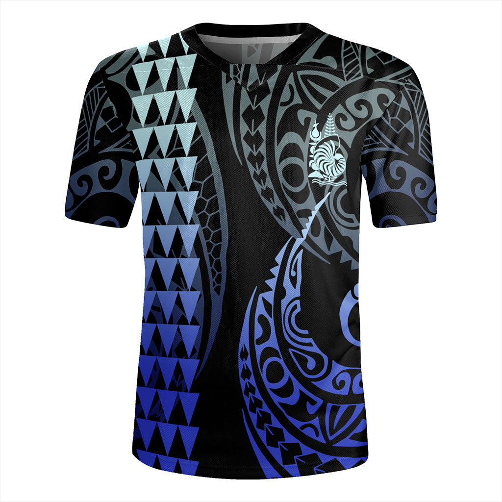 New Caledonia Rugby Jersey Kakau Style