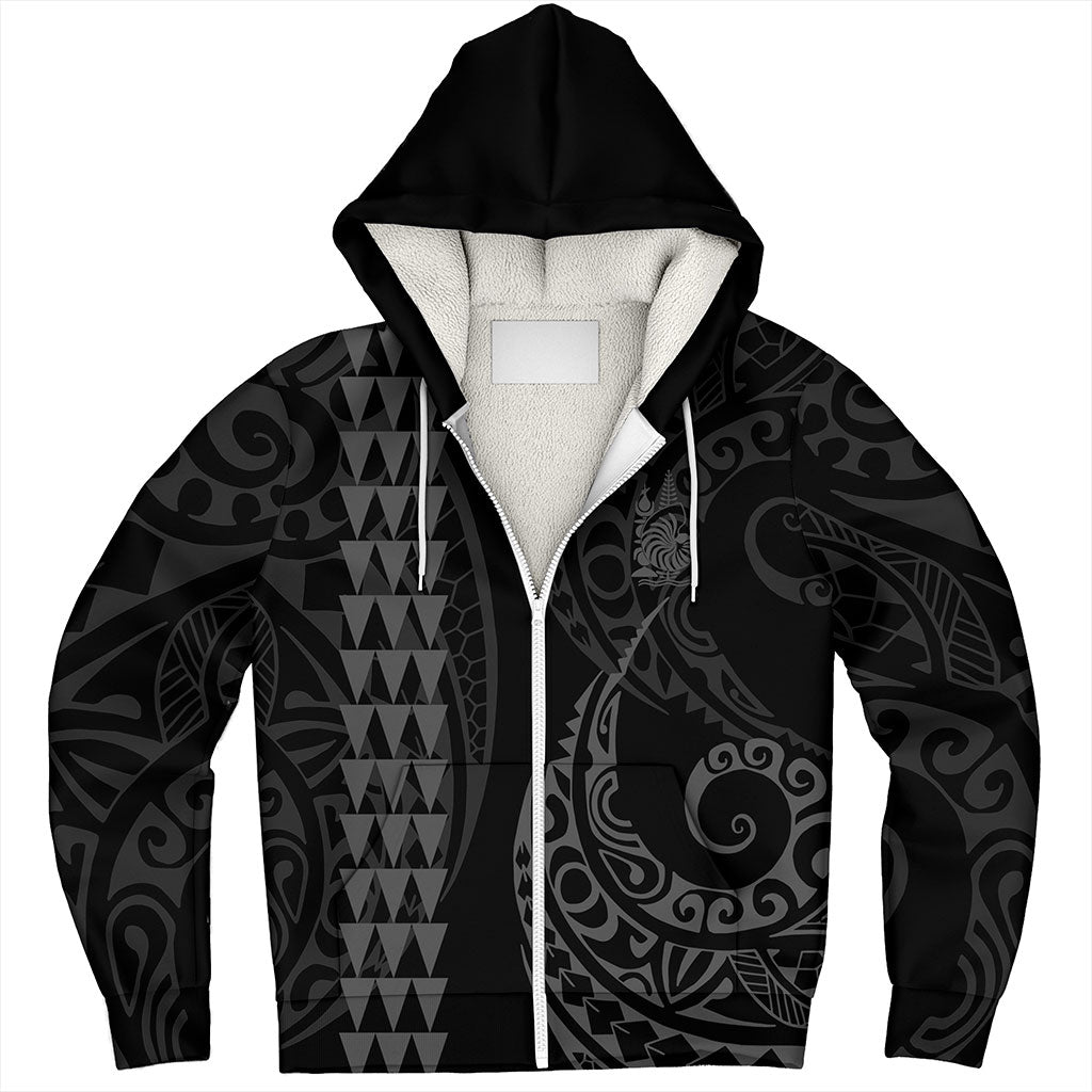 New Caledonia Sherpa Hoodie Kakau Style