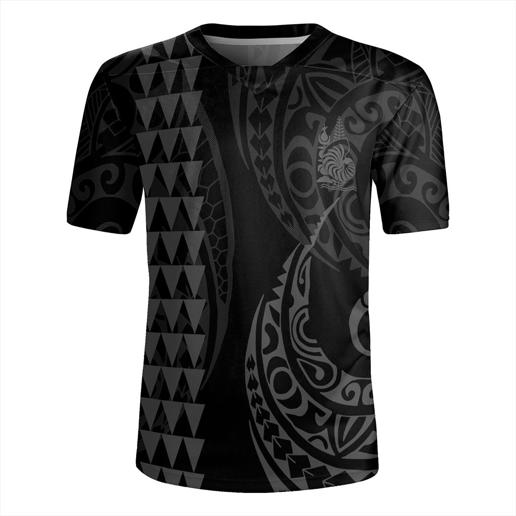 New Caledonia Rugby Jersey Kakau Style