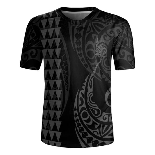 New Caledonia Rugby Jersey Kakau Style
