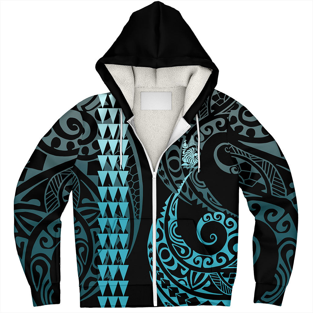 New Caledonia Sherpa Hoodie Kakau Style Ver.1