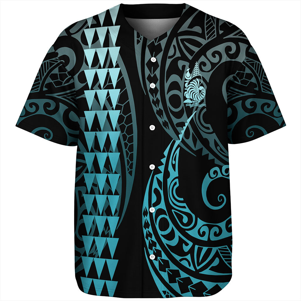 New Caledonia Baseball Shirt Kakau Style Ver.1