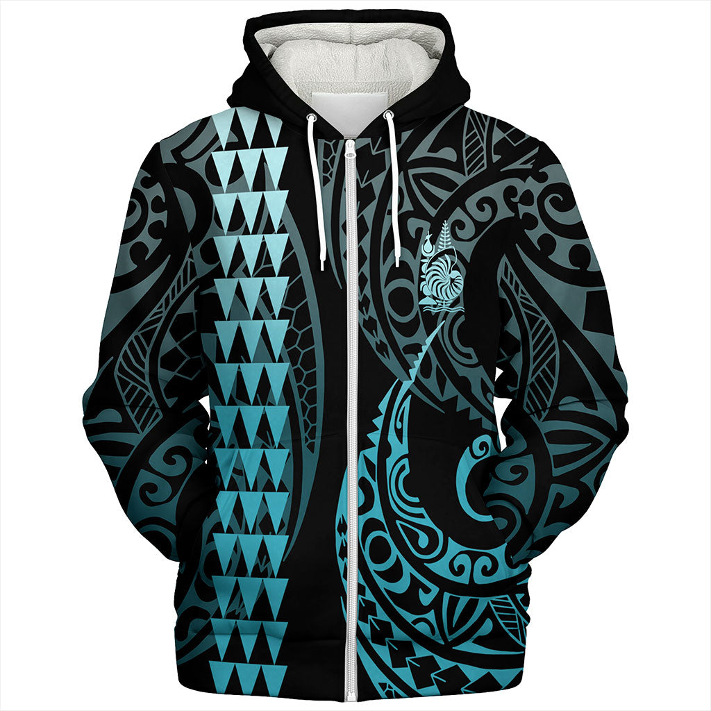 New Caledonia Sherpa Hoodie Kakau Style Ver.1