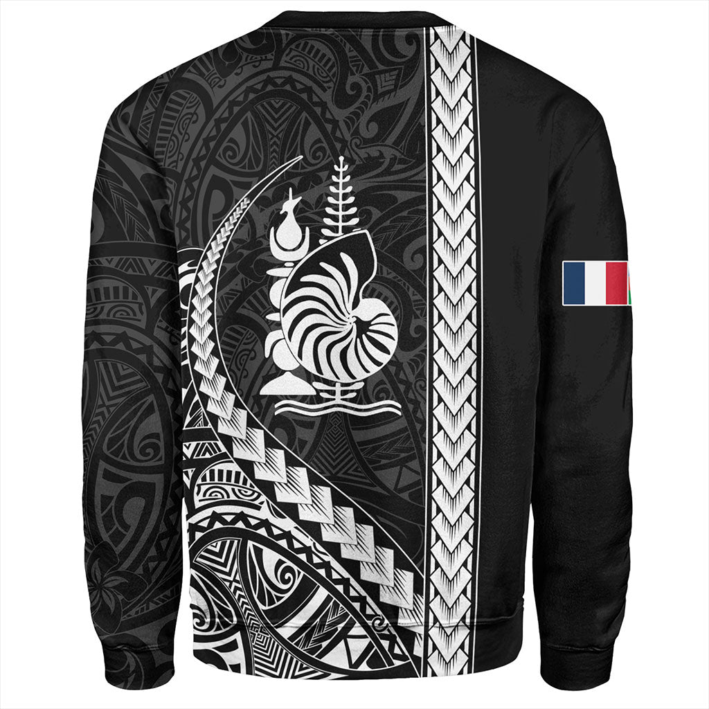 New Caledonia Sweatshirt Tribal Melanesian Coat Of Arms