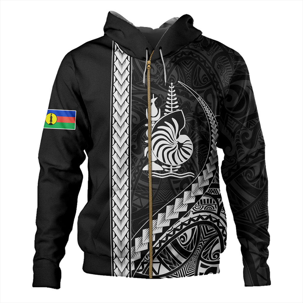 New Caledonia Hoodie Tribal Melanesian Coat Of Arms
