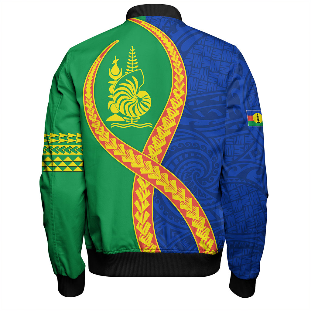 New Caledonia Bomber Jacket Tribal Polynesian In My Heart
