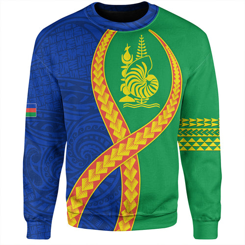 New Caledonia Sweatshirt Tribal Polynesian In My Heart
