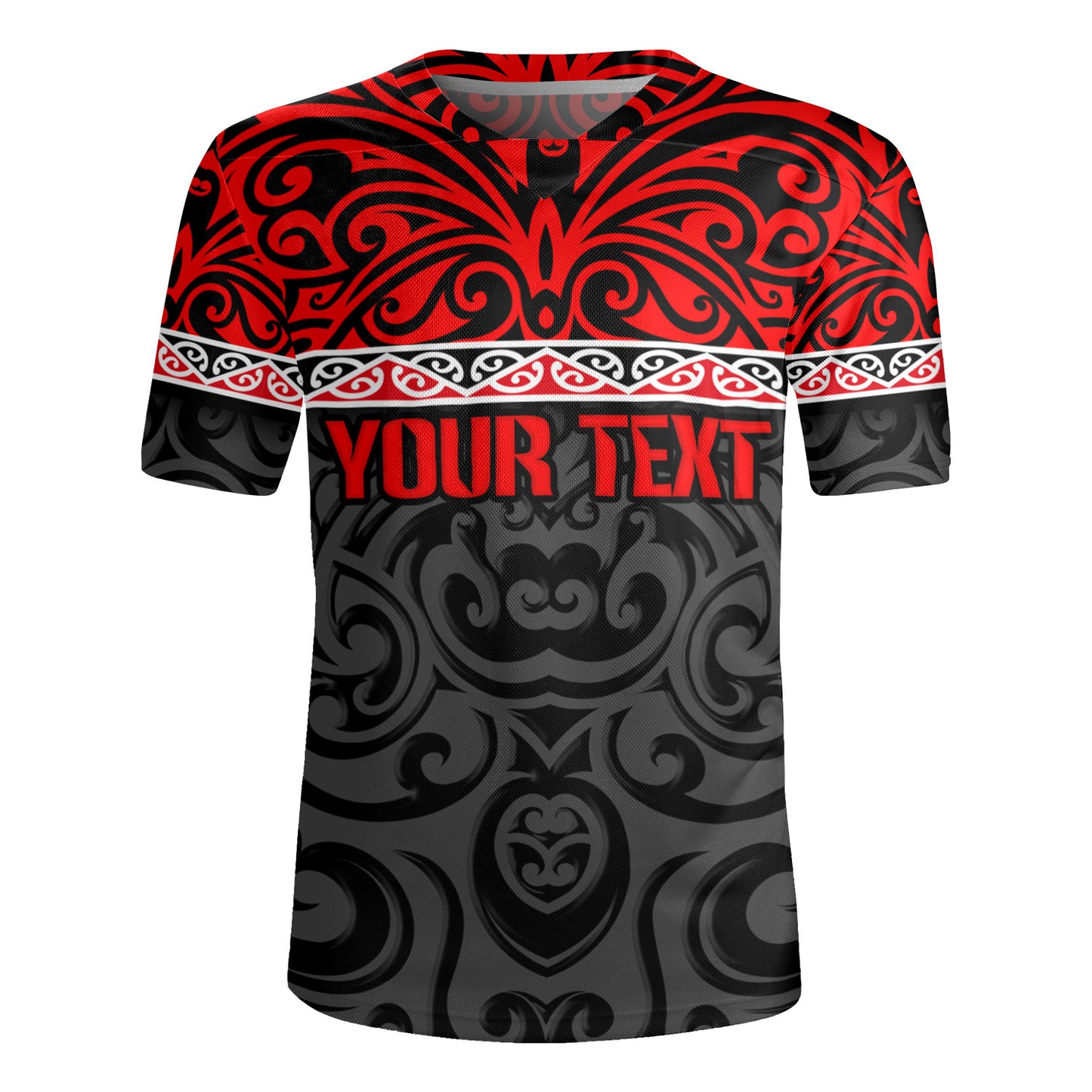 New Zealand Custom Personalised Rugby Jersey Aotearoa Kowhaiwhai Patterns