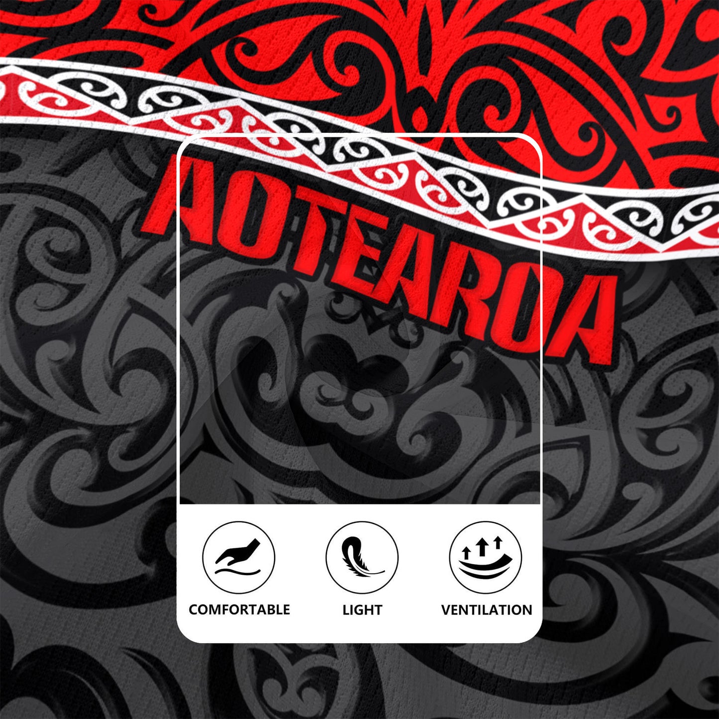 New Zealand Custom Personalised Rugby Jersey Aotearoa Kowhaiwhai Patterns