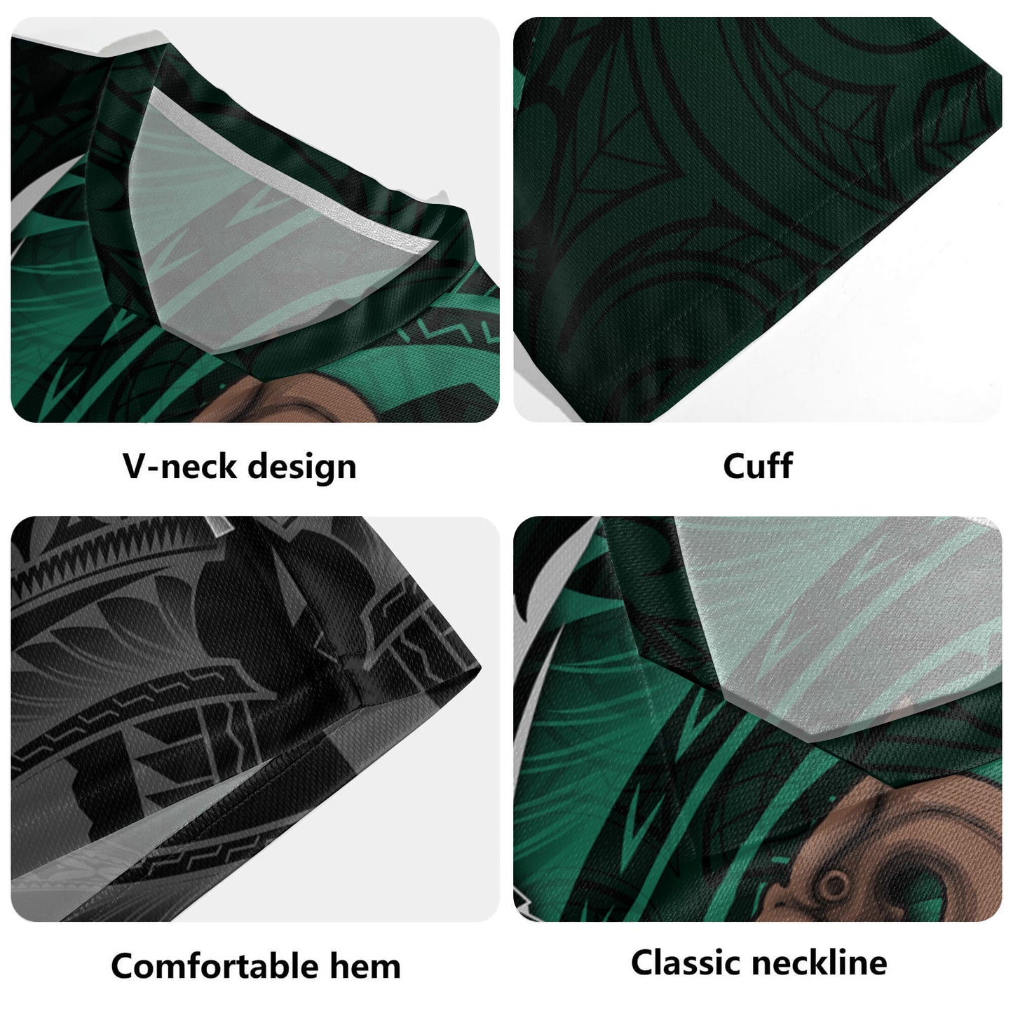 New Zealand Custom Personalised Rugby Jersey Aotearoa Manaia Maori Patterns