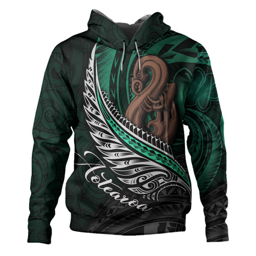 New Zealand Custom Personalised Hoodie Aotearoa Manaia Maori Patterns