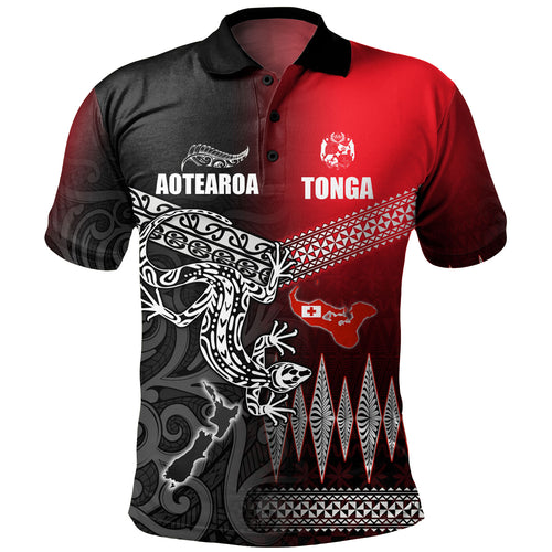 New Zealand Maori Aotearoa Tonga Polo Shirt