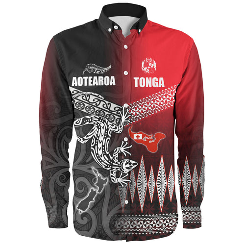 New Zealand Maori Aotearoa Tonga Long Sleeve Shirt